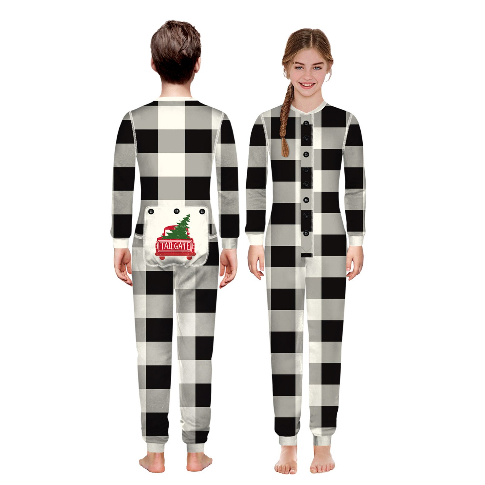 Fuzzy Pajamas Set for Girls Teen Girls Boys Kids Matching Family Christmas Xmas Romper Jumpsuit Pajamas Size 6 Robe Girls